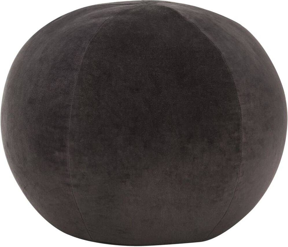 vidaXL puf bomuldsfløjl 50 x 35 cm antracitgrå vidaXL puf bomuldsfløjl 50 x 35 cm antracitgrå
