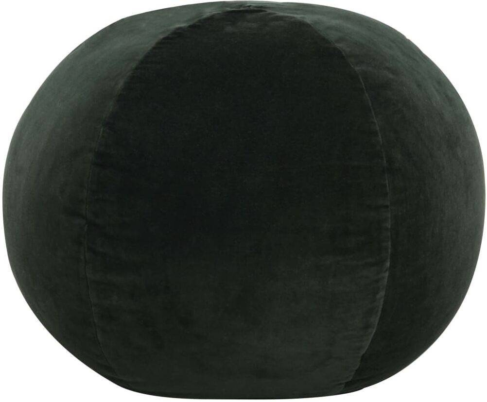 vidaXL puf bomuldsfløjl 50 x 35 cm grøn vidaXL puf bomuldsfløjl 50 x 35 cm grøn