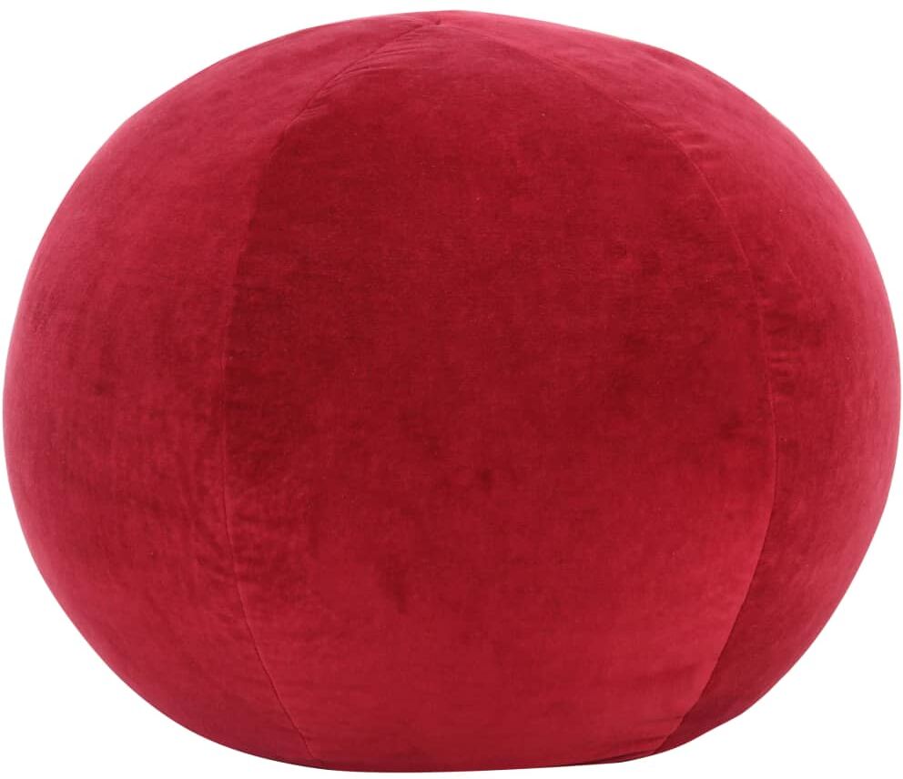 vidaXL puf bomuldsfløjl 50 x 35 cm rød vidaXL puf bomuldsfløjl 50 x 35 cm rød