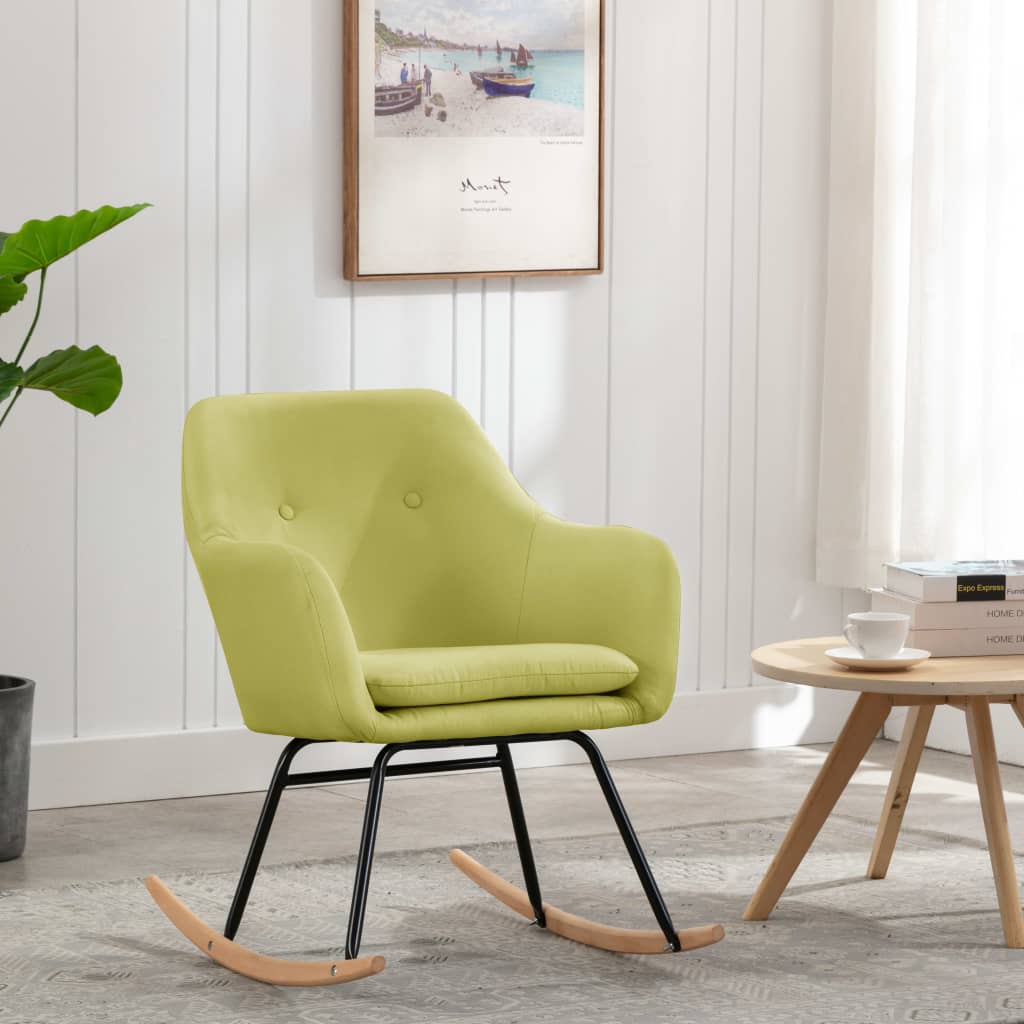 vidaXL gyngestol stof grøn vidaXL gyngestol stof grøn