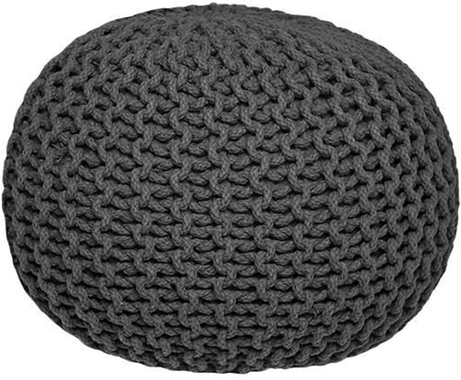 LABEL51 puf strikket bomuld str. M antracitgrå LABEL51 puf strikket bomuld str. M antracitgrå