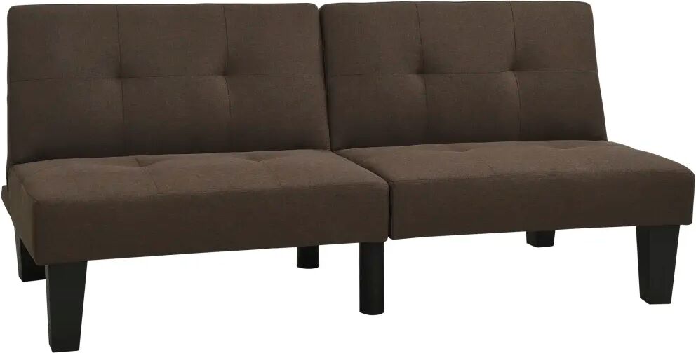 vidaXL sovesofa stof mørkebrun vidaXL sovesofa stof mørkebrun