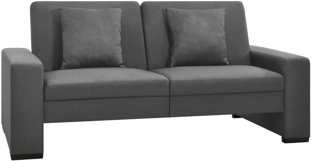 vidaXL sovesofa stof lysegrå vidaXL sovesofa stof lysegrå