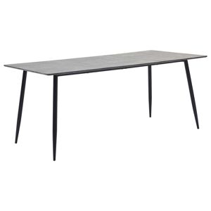 vidaXL spisebord 200 x 100 x 75 cm MDF grå