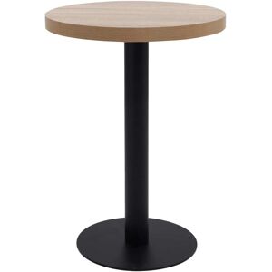 vidaXL bistrobord 60 cm MDF lysebrun