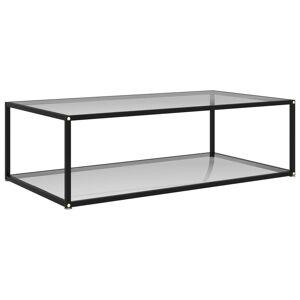 vidaXL 322902  Coffee Table Transparent 120x60x35 cm Tempered Glass