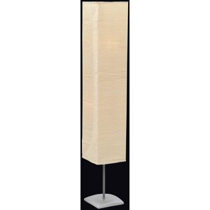 vidaXL standerlampe med stålfod 135 cm beige