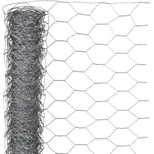 Nature sekskantet trådnet 1x5 m 40 mm galvaniseret stål