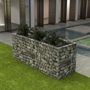 vidaXL gabion-højbed 270x90x100 cm stål