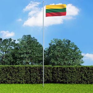 vidaXL Litauens flag 90x150 cm