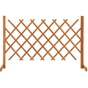 vidaXL espalier til haven 120x90 cm massivt fyrretræ orange