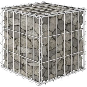 vidaXL gabion-højbed 30x30x30 cm kubeformet stål