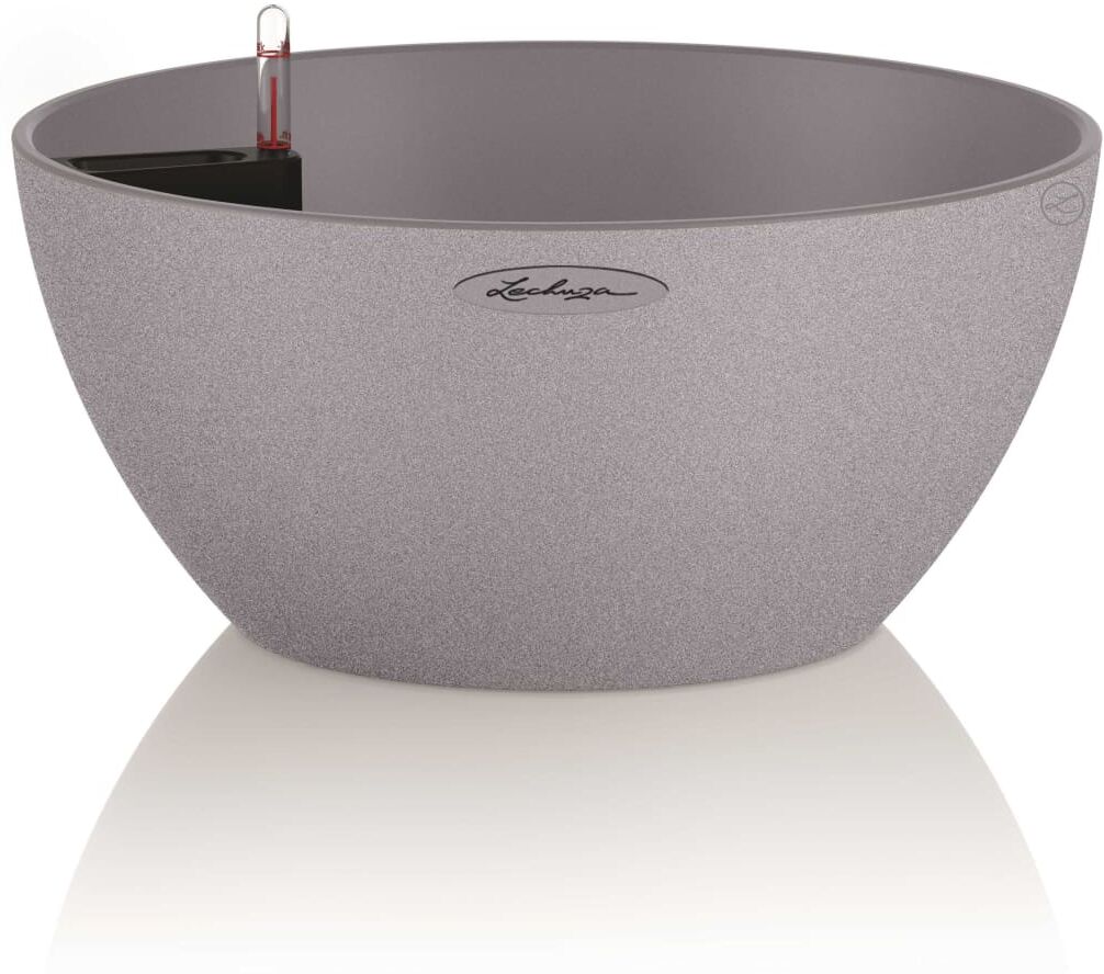 LECHUZA plantekrukke CUBETO Color 40 ALL-IN-ONE stengrå 13840 LECHUZA plantekrukke CUBETO Color 40 ALL-IN-ONE stengrå 13840