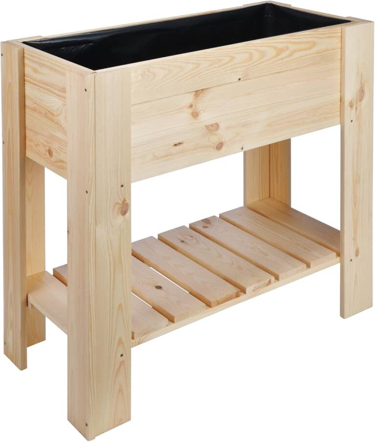 HI hævet plantekasse 92 x 41 x 80 cm fyrretræ HI hævet plantekasse 92 x 41 x 80 cm fyrretræ