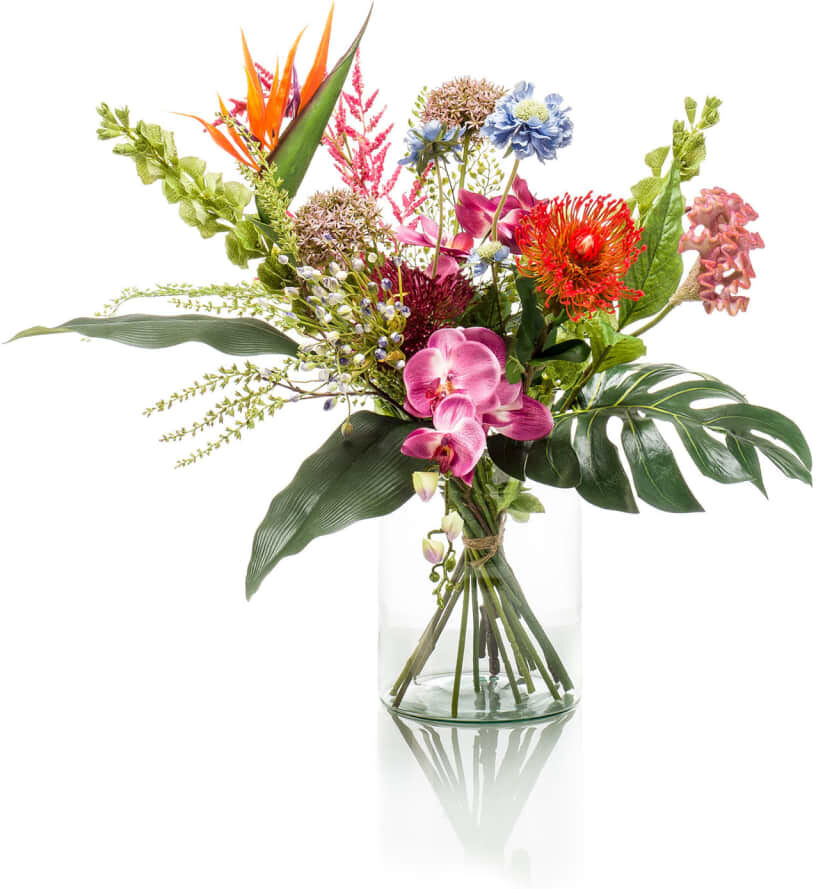 Emerald kunstig buket Exotic Mix Emerald kunstig buket Exotic Mix