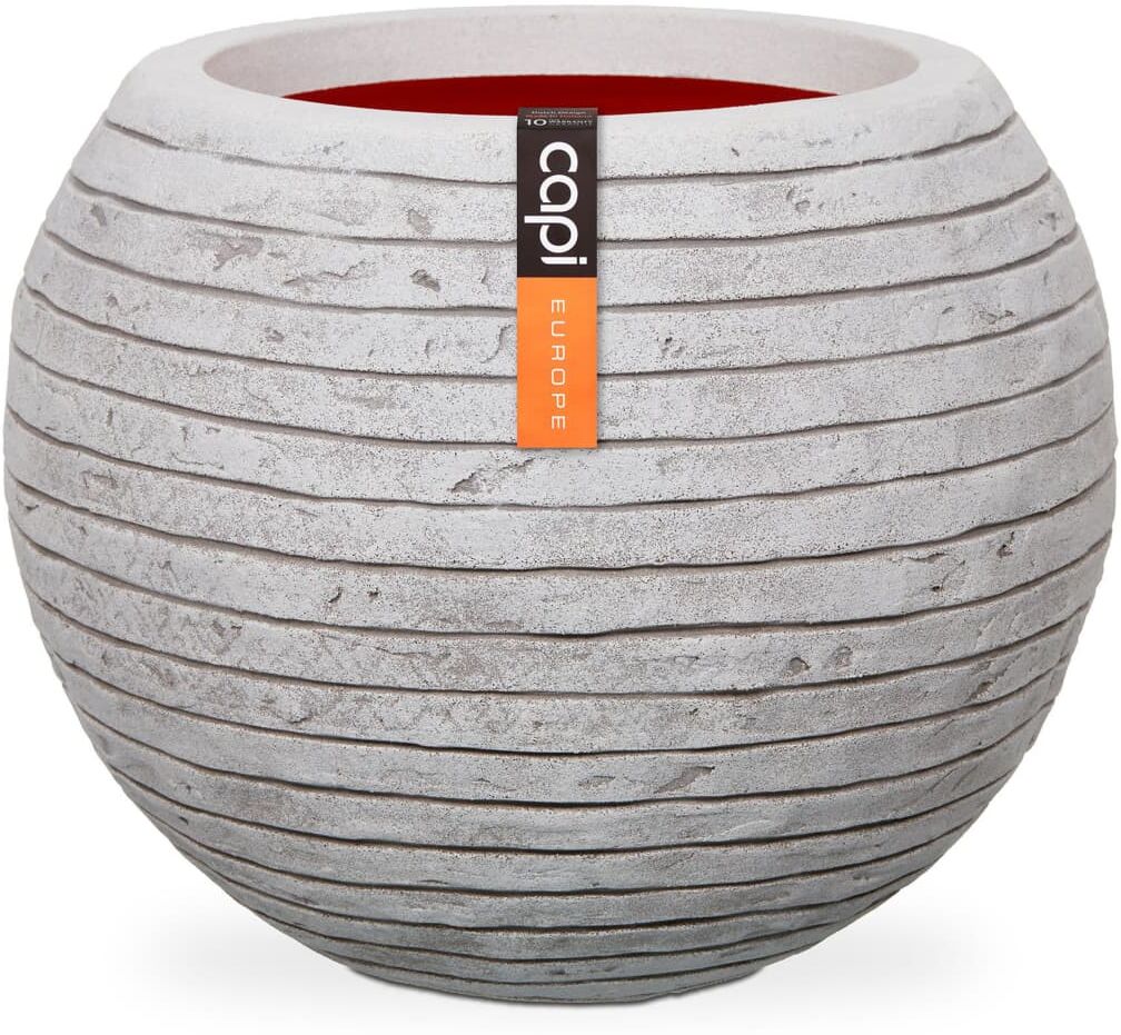 Capi krukke Nature Row kugleformet 62 x 48 cm elfenbensfarvet KRWI271 Capi krukke Nature Row kugleformet 62 x 48 cm elfenbensfarvet KRWI271