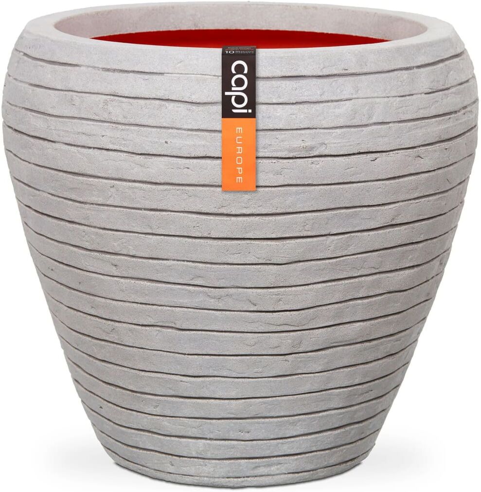 Capi krukke Nature Row tilspidset 42 x 38 cm elfenbensfarvet KRWI362 Capi krukke Nature Row tilspidset 42 x 38 cm elfenbensfarvet KRWI362