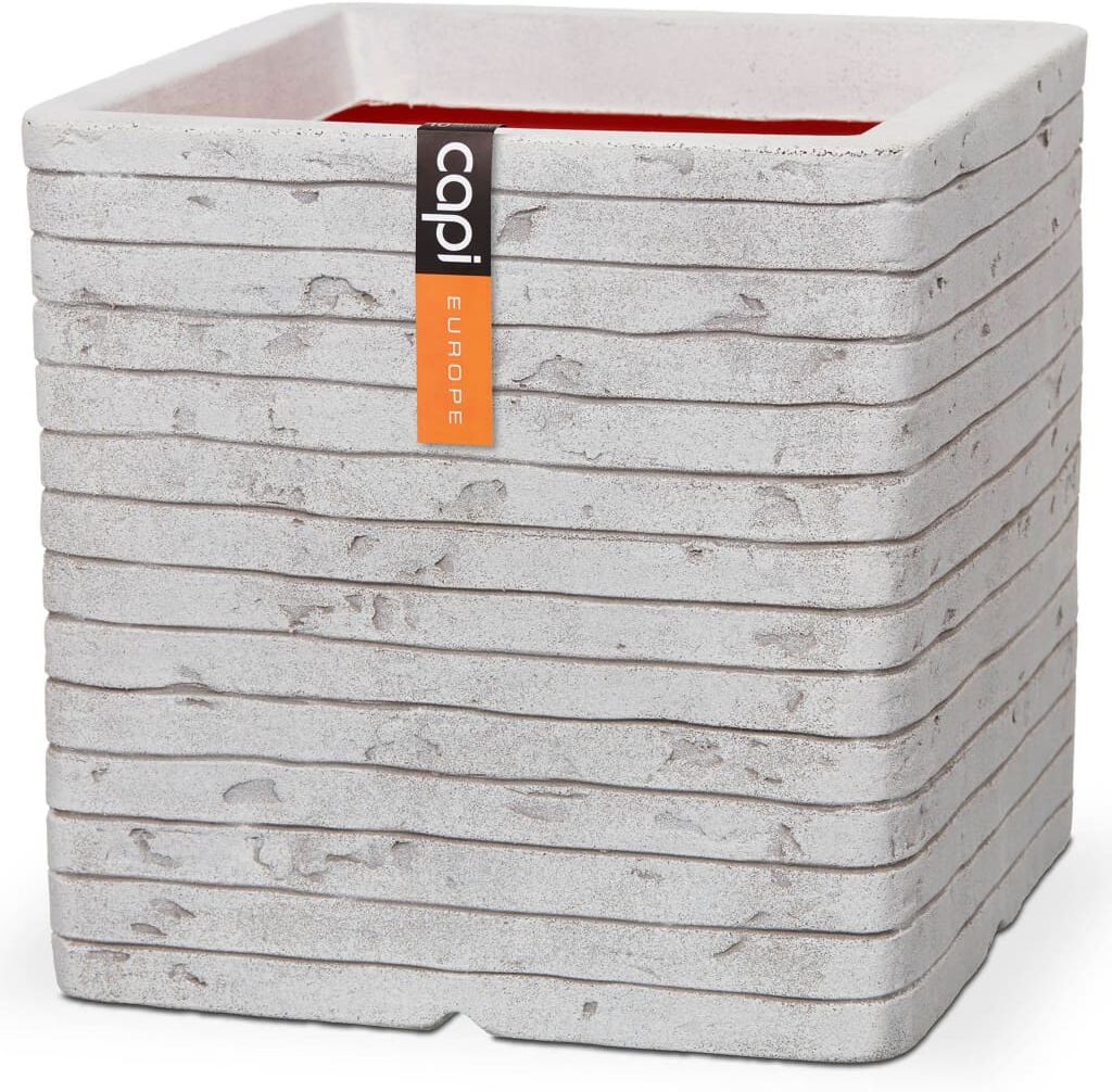 Capi plantekasse Nature Row firkantet 30 x 30 cm elfenben KRWI902 Capi plantekasse Nature Row firkantet 30 x 30 cm elfenben KRWI902