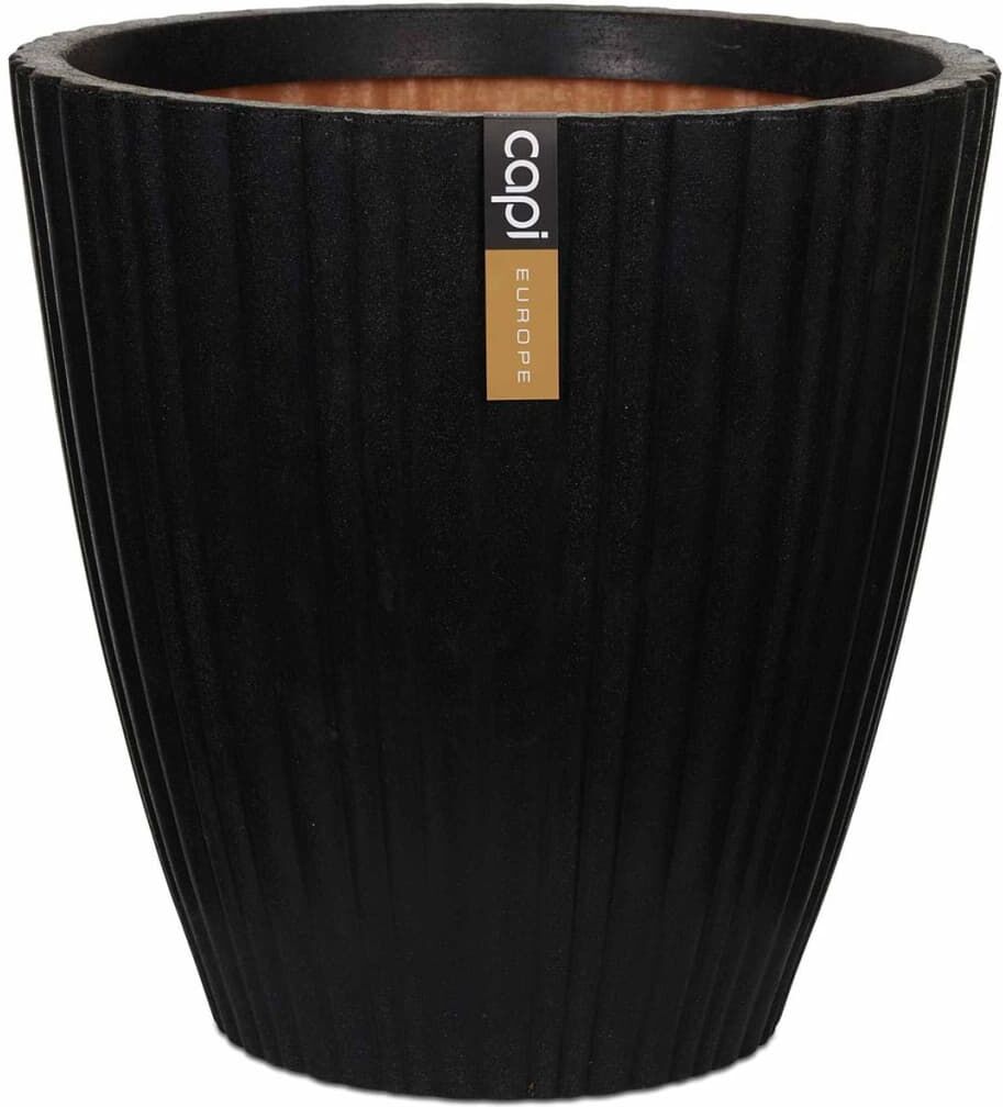 Capi krukke Urban Tube konisk 40 x 40 cm sort KBLT801 Capi krukke Urban Tube konisk 40 x 40 cm sort KBLT801