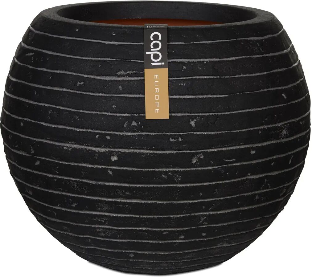 Capi krukke Nature Row kugleformet 62x48 cm antracitgrå KRWZ271 Capi krukke Nature Row kugleformet 62x48 cm antracitgrå KRWZ271