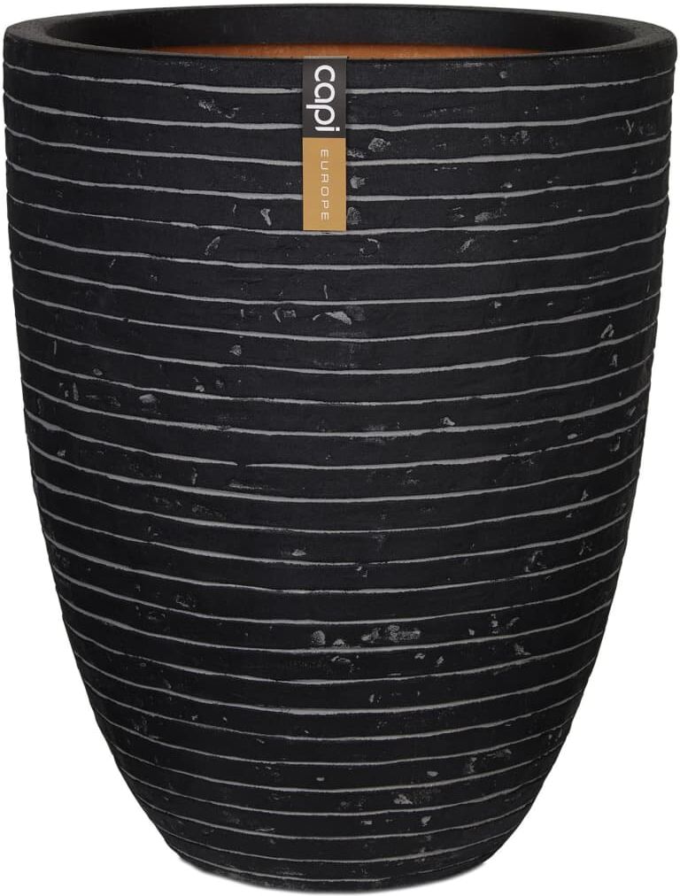 Capi krukke Nature Row elegant lav 36 x 47 cm antracitgrå KRWZ782 Capi krukke Nature Row elegant lav 36 x 47 cm antracitgrå KRWZ782