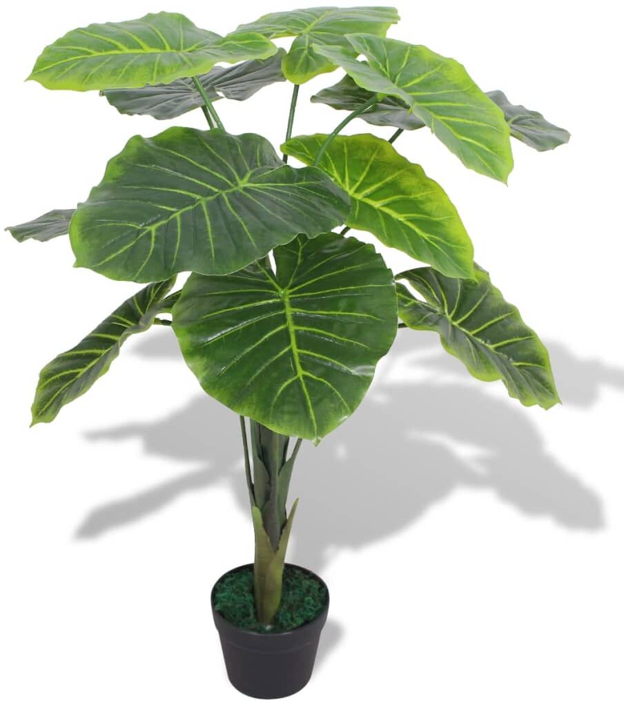 vidaXL kunstig taro-plante med urtepotte 70 cm grøn vidaXL kunstig taro-plante med urtepotte 70 cm grøn