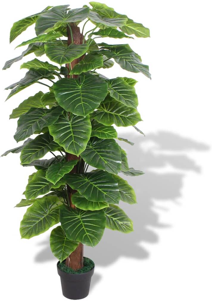 vidaXL kunstig taro-plante med urtepotte 145 cm grøn vidaXL kunstig taro-plante med urtepotte 145 cm grøn