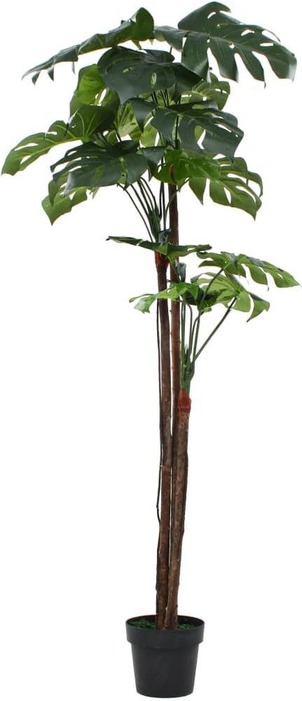 vidaXL kunstig monstera-plante med krukke 170 cm grøn vidaXL kunstig monstera-plante med krukke 170 cm grøn