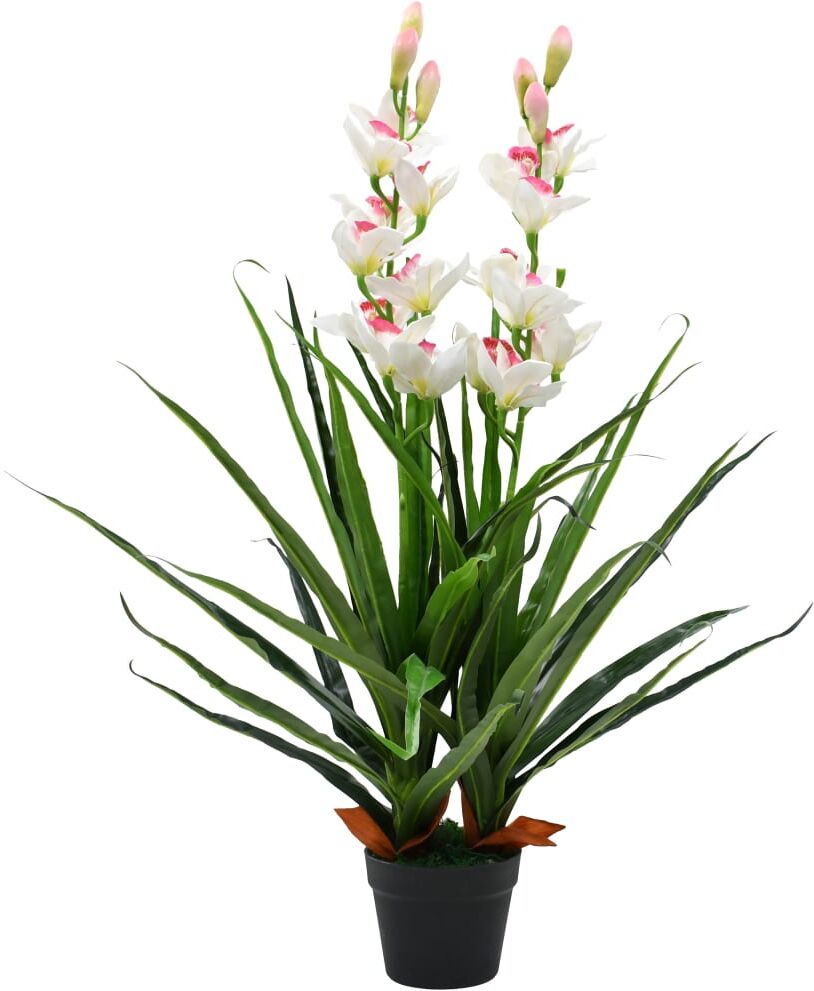 vidaXL kunstig Cymbidium-orkidé med krukke 100 cm grøn vidaXL kunstig Cymbidium-orkidé med krukke 100 cm grøn
