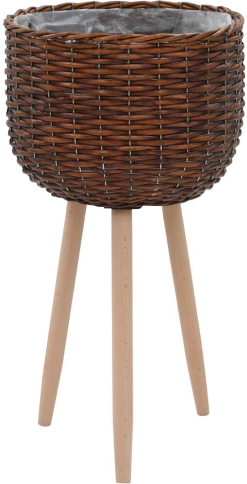 vidaXL plantekasse kurveflet med PE-foring vidaXL plantekasse kurveflet med PE-foring