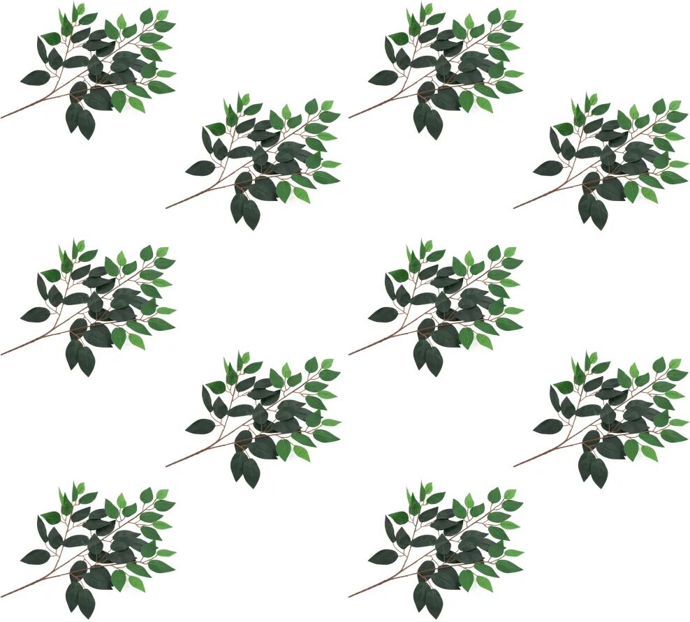 vidaXL kunstige figenblade 10 stk. 65 cm grøn vidaXL kunstige figenblade 10 stk. 65 cm grøn