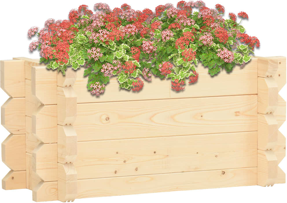 vidaXL plantekasse 100x50x47,3 cm 42 mm massivt nåletræ vidaXL plantekasse 100x50x47,3 cm 42 mm massivt nåletræ