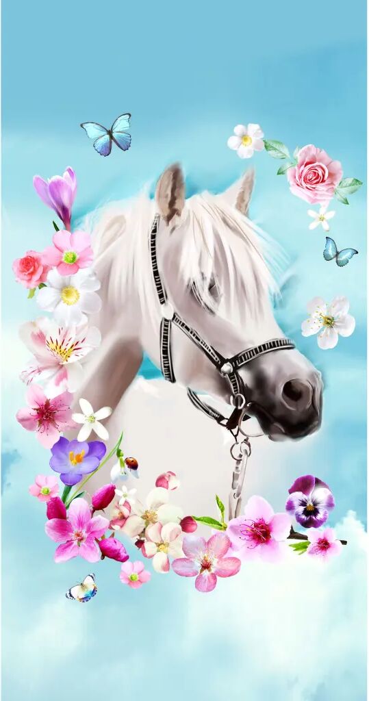 Good Morning badehåndklæde MY BEAUTY 75x150 cm lyseblå Good Morning badehåndklæde MY BEAUTY 75x150 cm lyseblå