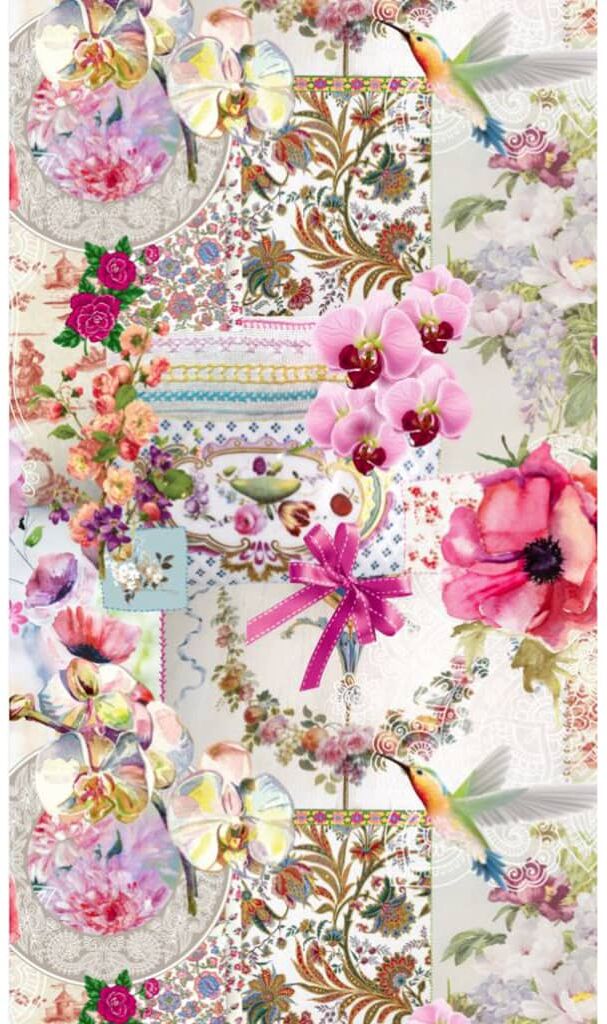 Good Morning badehåndklæde AISHA 100x180 cm flerfarvet Good Morning badehåndklæde AISHA 100x180 cm flerfarvet