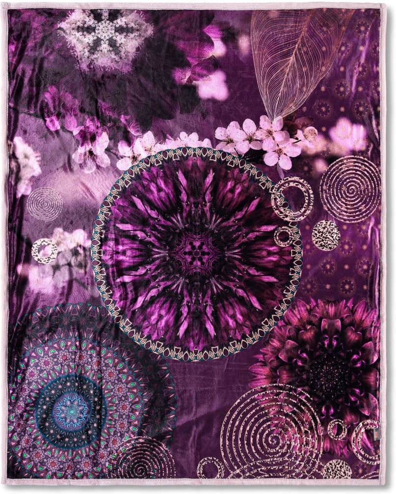 HIP plaid ALUNA 130 x 160 cm dobbelt-fløjl HIP plaid ALUNA 130 x 160 cm dobbelt-fløjl