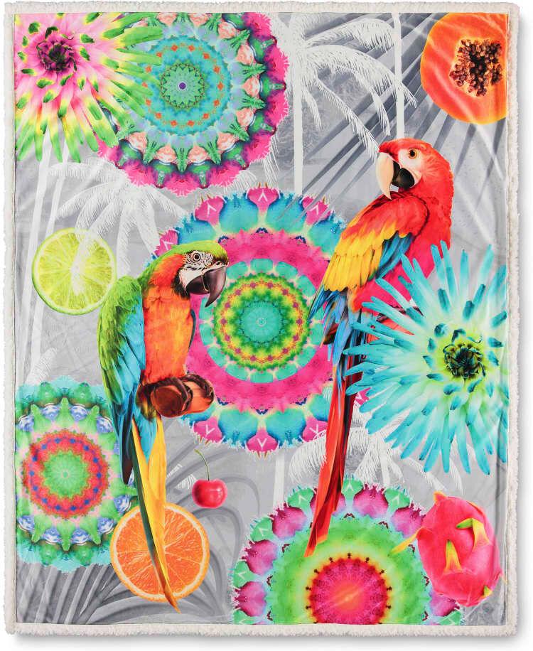 HIP plaid KJENTA 130x160 cm flerfarvet HIP plaid KJENTA 130x160 cm flerfarvet