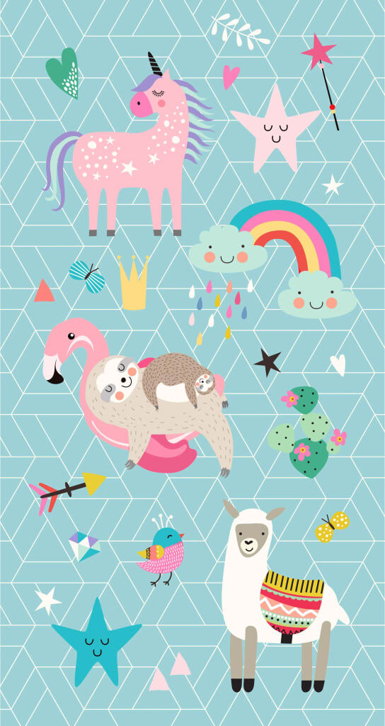 Good Morning badehåndklæde MOODY 75x150 cm aquablå Good Morning badehåndklæde MOODY 75x150 cm aquablå