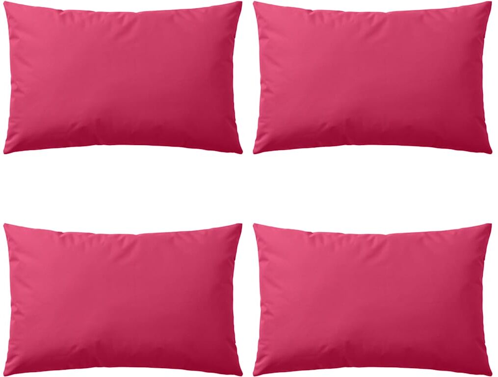 vidaXL udendørspuder 4 stk. 60 x 40 cm lyserød vidaXL udendørspuder 4 stk. 60 x 40 cm lyserød