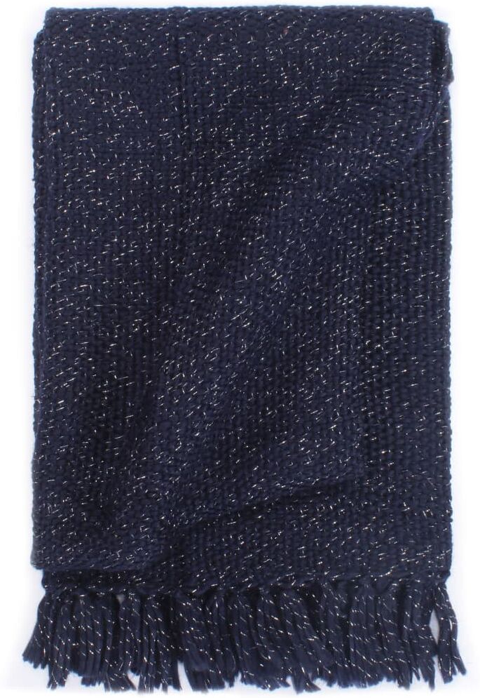 vidaXL plaid 125 x 150 cm lurex marineblå vidaXL plaid 125 x 150 cm lurex marineblå