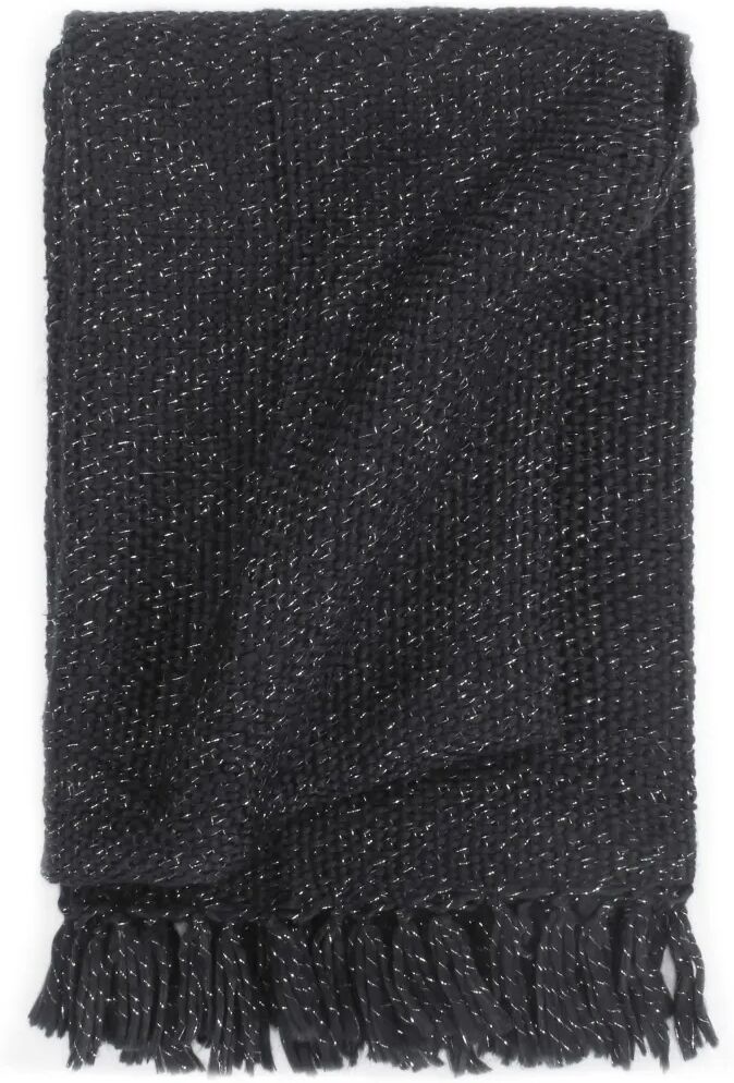 vidaXL plaid 160 x 210 cm lurex antracitgrå vidaXL plaid 160 x 210 cm lurex antracitgrå