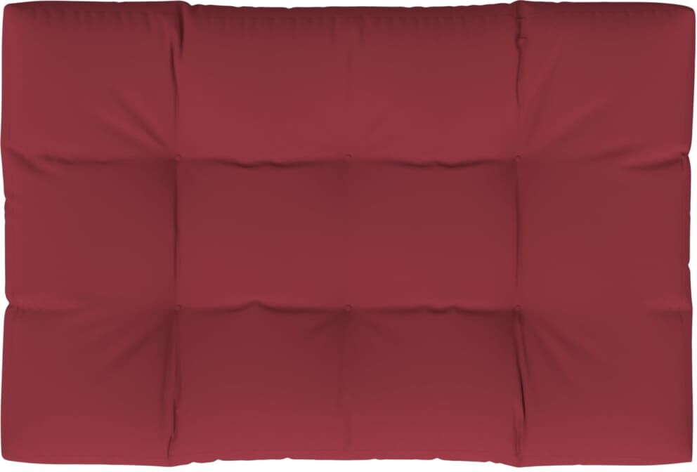 vidaXL sædehynde polstret vinrød 120 x 80 x 10 cm vidaXL sædehynde polstret vinrød 120 x 80 x 10 cm