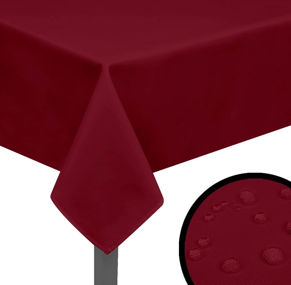 vidaXL bordduge 5 stk. bordeaux 220x130 cm vidaXL bordduge 5 stk. bordeaux 220x130 cm