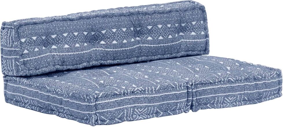 vidaXL puf stof indigo vidaXL puf stof indigo