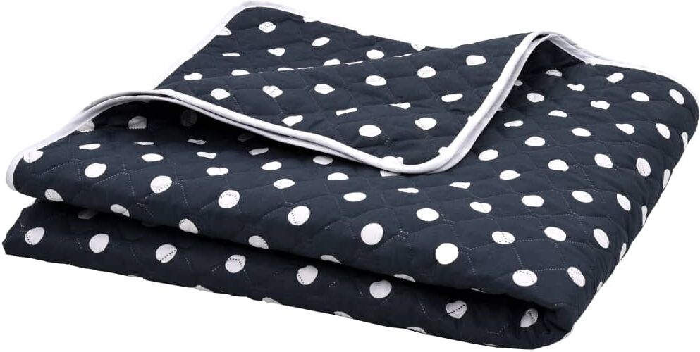 vidaXL vattæppe 220x240 cm ultrasonisk vatteret stof mørkeblå vidaXL vattæppe 220x240 cm ultrasonisk vatteret stof mørkeblå