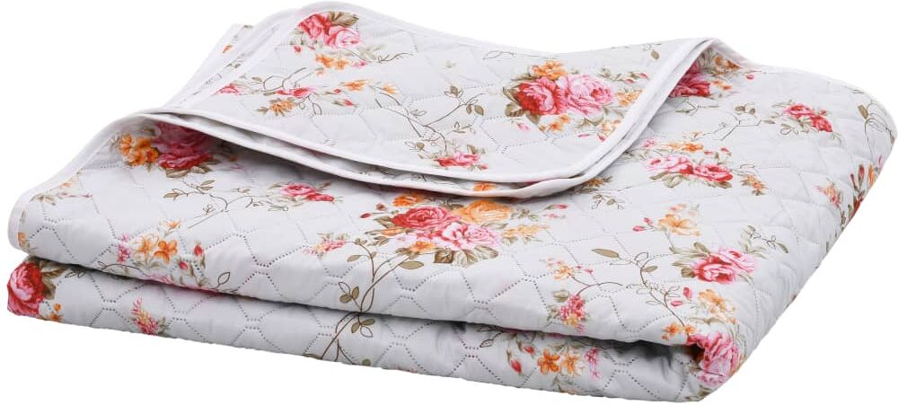 vidaXL vattæppe 220x240 cm vatteret stof flerfarvet vidaXL vattæppe 220x240 cm vatteret stof flerfarvet