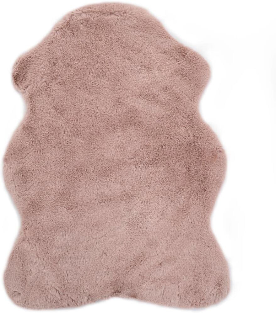 vidaXL gulvtæppe 65 x 95 cm kunstig kaninpels gammelrosa vidaXL gulvtæppe 65 x 95 cm kunstig kaninpels gammelrosa