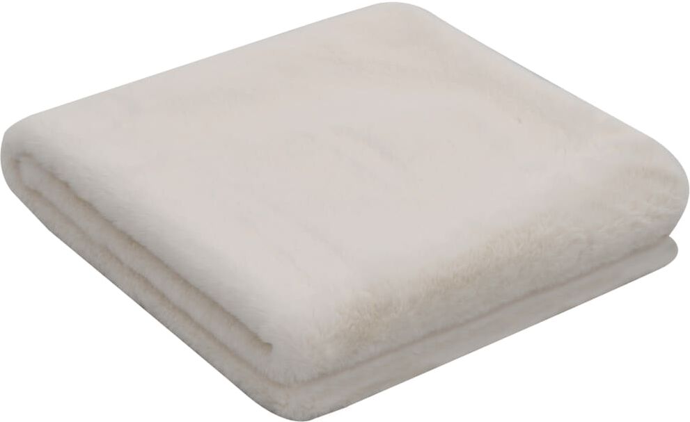 vidaXL pyntetæppe 100 x 150 cm kunstig kaninpels cremefarvet vidaXL pyntetæppe 100 x 150 cm kunstig kaninpels cremefarvet