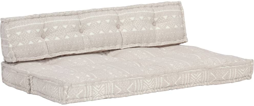 vidaXL hynde til pallesofa stof patchwork lysebrun vidaXL hynde til pallesofa stof patchwork lysebrun