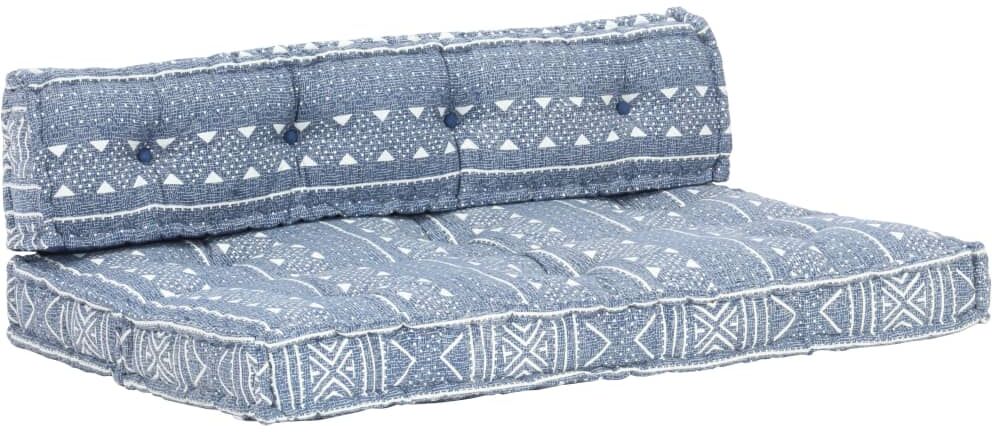 vidaXL hynde til pallesofa stof patchwork indigo vidaXL hynde til pallesofa stof patchwork indigo