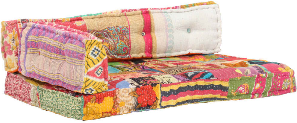 vidaXL hynde til pallesofa stof patchwork flerfarvet vidaXL hynde til pallesofa stof patchwork flerfarvet
